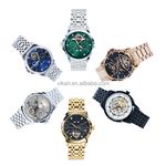 Custom Factory OEM ODM Men's Automatic Mechanical Watches Luxury Brand Wristwatches New Arrival