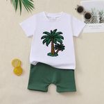 Hot-Sale Baby Clothes Cotton Children Short Sleeves Tee Solid Short Sleeves Kids Customized T-ShirtChildren's Short-sleeved Suit