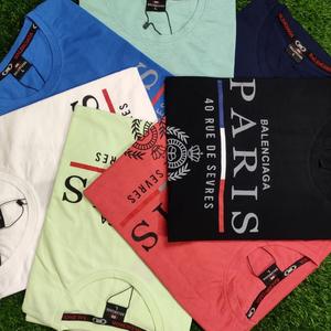 Men's Casual Wear T-Shirt Factory Clearance Various Spring Season Summer Men's Apparels Stock Lot Bangladesh Surplus Overrun