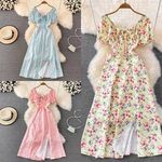 Wholesale 2023 Summer Bulk Women's Dresses Cheap Loose Women's Dresses Stock Casual Wear