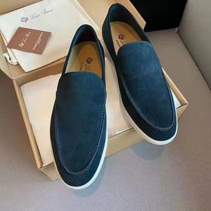 Men's Formal Business Dress Shoes Loafers Casual Flats Slip-On Motoring Shoes Cross-Border Plus Size Fashion Trend Walking Shoes