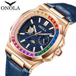ONOLA 3855CH- New Fashion Diamond Mechanical Watch Custom Men Tourbillon Automatic Watch